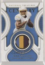 2021 Panini National Treasures Century Materials Gold 46/49 Mike Williams s3g