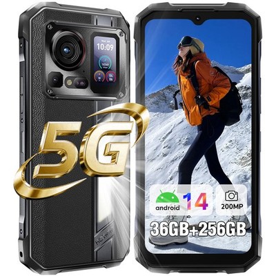 HOTWAV Hyper7 Pro 5G Outdoor Handy 36GB+256GB 10080mAh 6,6''FHD+120Hz Smartphone