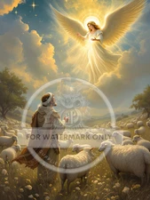 Heavenly Herald | A4 Rice Paper | Paper for Decoupage | Decoupage Central