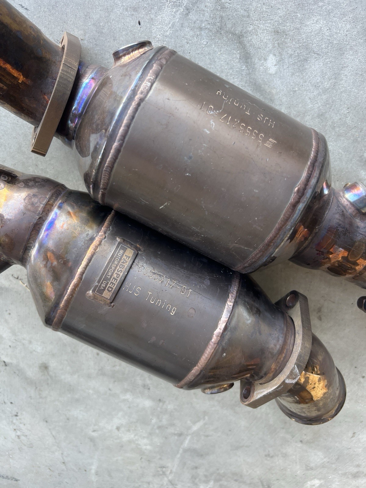 Fabspeed Ferrari F355 Exhaust Sport Catalytic Converters Left & Right L R Set F1