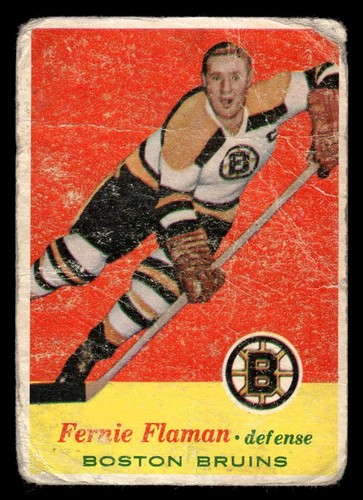 Fern Flaman #4 1957 Topps card