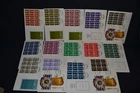 GB first day covers 1967-68 definitives set of 14 all with blocks of 9