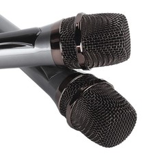 2x Wireless Microphone Dynamic Cordless Microphone LED Display Handheld Micr New