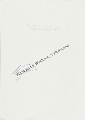 Original autograph Uwe Seeler (1936-2022) /// autograph autograph signed signe