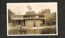 White Sulphur Springs Florida Unposted Real Photo Postcard ca 1950 Kodak RPPC