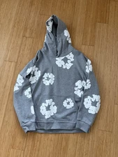 NEW Denim Tears The Cotton Wreath Sweatshirt Hoodie Gray Size L