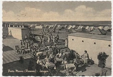 PUNTA MARINA - RAVENNA - SPIAGGIA - VIAGG. 1955 -29833-