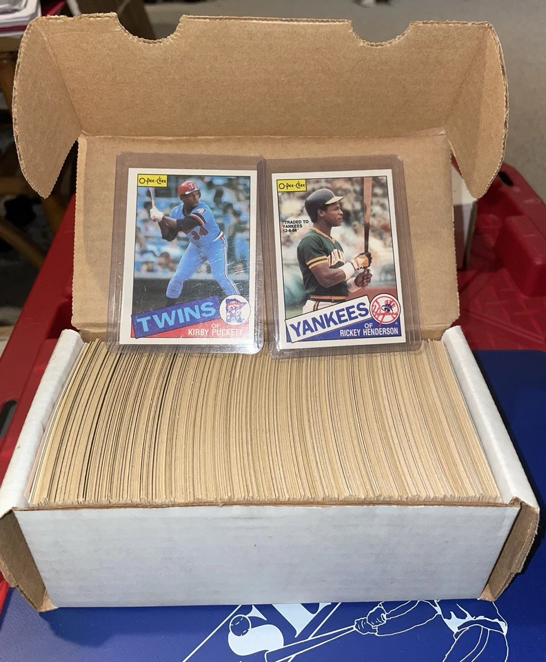1985 年 O-Pee-Chee 棒球全套 (396) Kirby Puckett RC & Rickey Henderson — 第 2/4 张图片