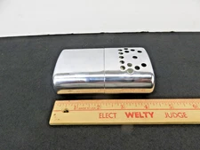 Jon-E Original  Giant Sized  G.I. Hand Warmer  USA Made  1960  Nickel Plated