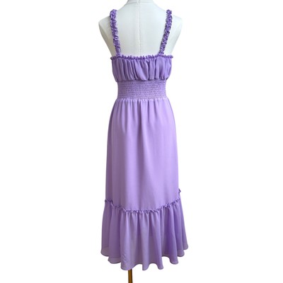 Lovers and Friends Arden Midi Chiffon with Side Seam Slits Dress Purple Lilac S | eBay Lovers and Friends Arden Midi Chiffon with Side Seam Slits Dress Purple Lilac S | eBay