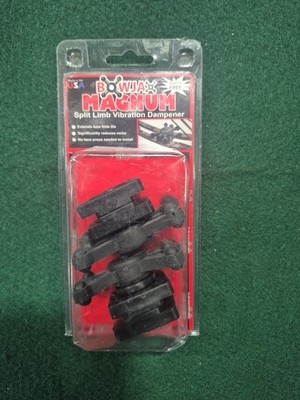 Bow Jax 1026B BLK Magnum Split Limb Black Dampener Medium Gap 2-Pack