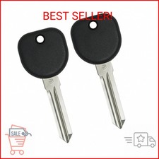 Keyless2Go Replacement for Uncut Transponder Ignition Car Key Circle Plus B111