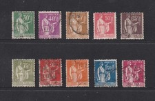 FRANCE 1932 SHORT 10 STAMPS YEAR SET