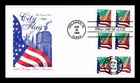 DR JIM STAMPS US COVER CITY FLAG FIRST DAY ISSUE COMBO ARTMASTER