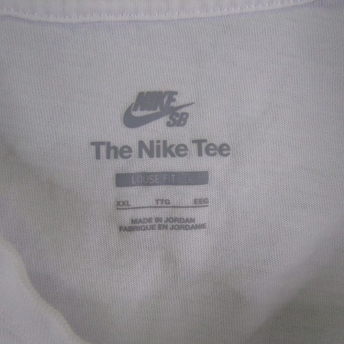 Nike Shirt Mens 2XL XXL White Loose Fit SB Skateboarding Sportguy Skater Loose - Picture 10 of 11