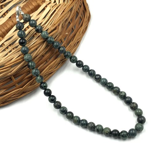 Natürlich Kambaba Jaspis 6mm Runde Form Perlen Edelstein Handmade Unisex Kette