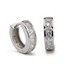 thumbnail 5 - 2Pcs Mens Women Crystal Stainless Steel Ear Hoop Stud Huggies Earrings Jewelry