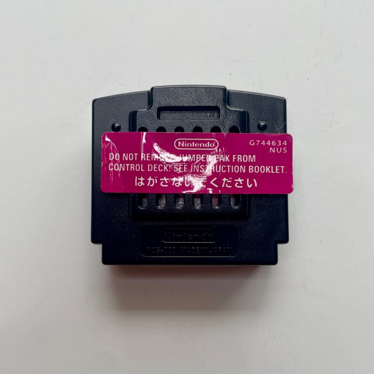 ラパ産ポイントー64-2 Official OEM Nintendo 64 Jumper Pak Pack N64 Cleaned & Tested | eBay