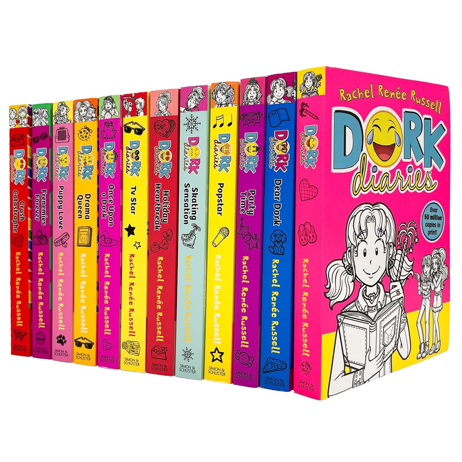 Dork Diaries Series By Rachel Renee Russell 12 Books Set - Ages - 9-14 - PB - Image 5