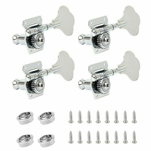 4Pack Jazz Bass Guitar Vintage Open Bass Tuners Right Tuning Gegs Machine Heads - Picture 5 of 25