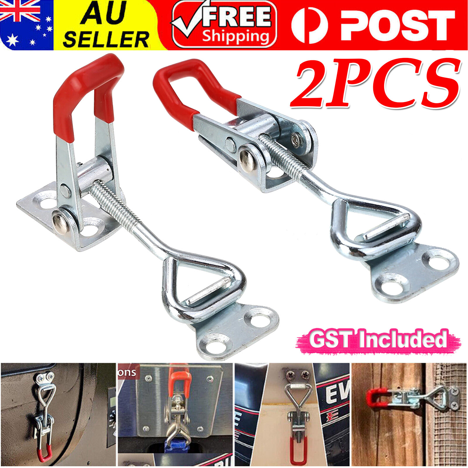 Over Centre Latch Small 2 Pcs Trailer Toggle Overcentre Latch Fastener UTE 4WD