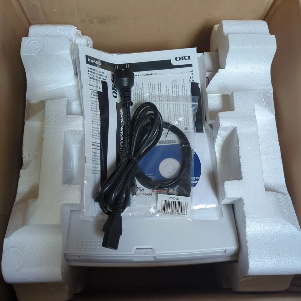 Okidata OKI B4600 LED Monochrome Printer 62446502 *230V - Need Converter 4 USA* - Image 2 of 4