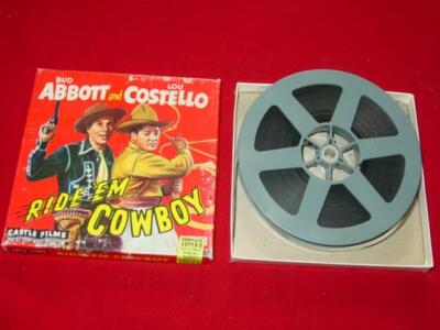 Projecteur Vintage Années 60 - Castle Films - 8mm - Cowboy Abbott & Costello