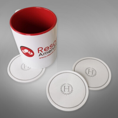 200 Glas Untersetzer Ø 8 cm rund Bierdeckel Papieuntersetzer Flaschenuntersetzer
