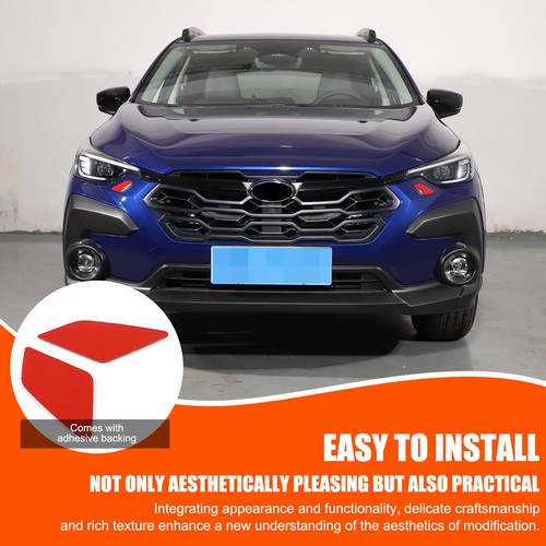 Pegatina de ajuste de faros rojos de fibra de carbono para Subaru Crosstrek 2024+ - Imagen 16 de 18