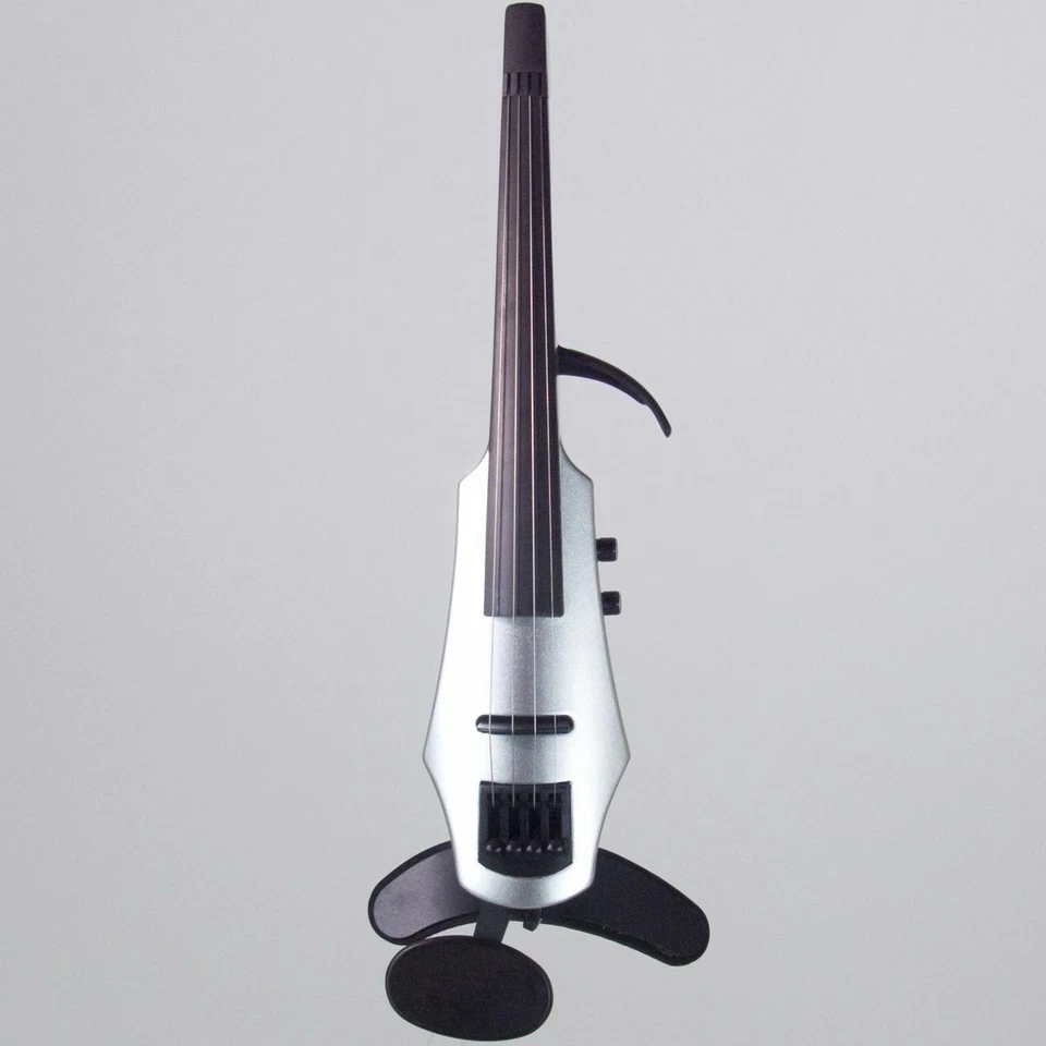 NS Design WAV - 4 Violin Silver Metallic  with Hard Case  - Image 4 of 4