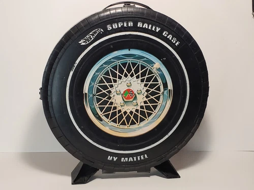 Vintage Mattel 1968 Hot Wheels Redline 24 Car Super Rally Car Carrying Case