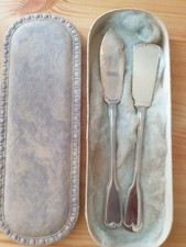 Butterbesteck 2 Teile, WELLO SILBER, Elefanten-Punze