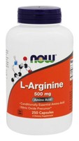 Now Foods, L-ARGININE L-Arginin 500Mg Harnwege 250 Kapseln Super Preis