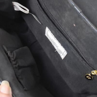 ♡激レア♡Lulu Guinness Vintage Hand Grab Bag Lulu Guinness Vintage Womens Hand Grab Bag Black Corduroy