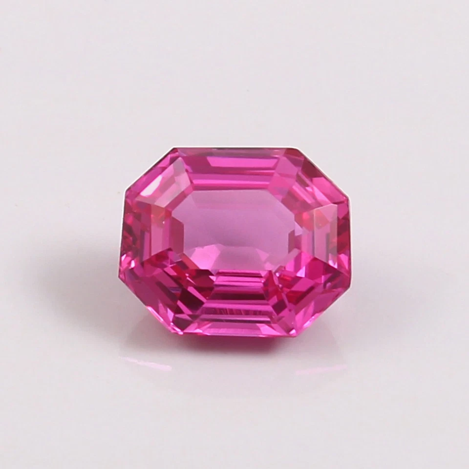 AAA 5.70 CT Natürlich Makellos Ceylon Rosa Saphir Strahlender Schnitt Locker - Bild 1 von 4