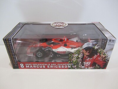 2022 MARCUS ERICSSON GREENLIGHT INDIANAPOLIS 500 WIN 1:18 DIECAST INDY CAR HONDA
