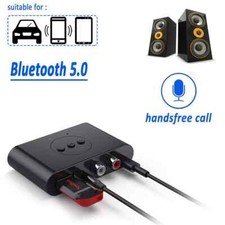 Bluetooth 5.2 Receiver NFC 3.5mm AUX RCA Wireless Audio Adapter for Home Stereo
