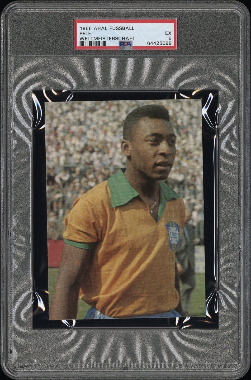 RARE💎1966 PELE ARAL FUSSBALL WELTMEISTERSCHAFT PSA 5 ONLY 4 HIGHER GRADES topps view 8