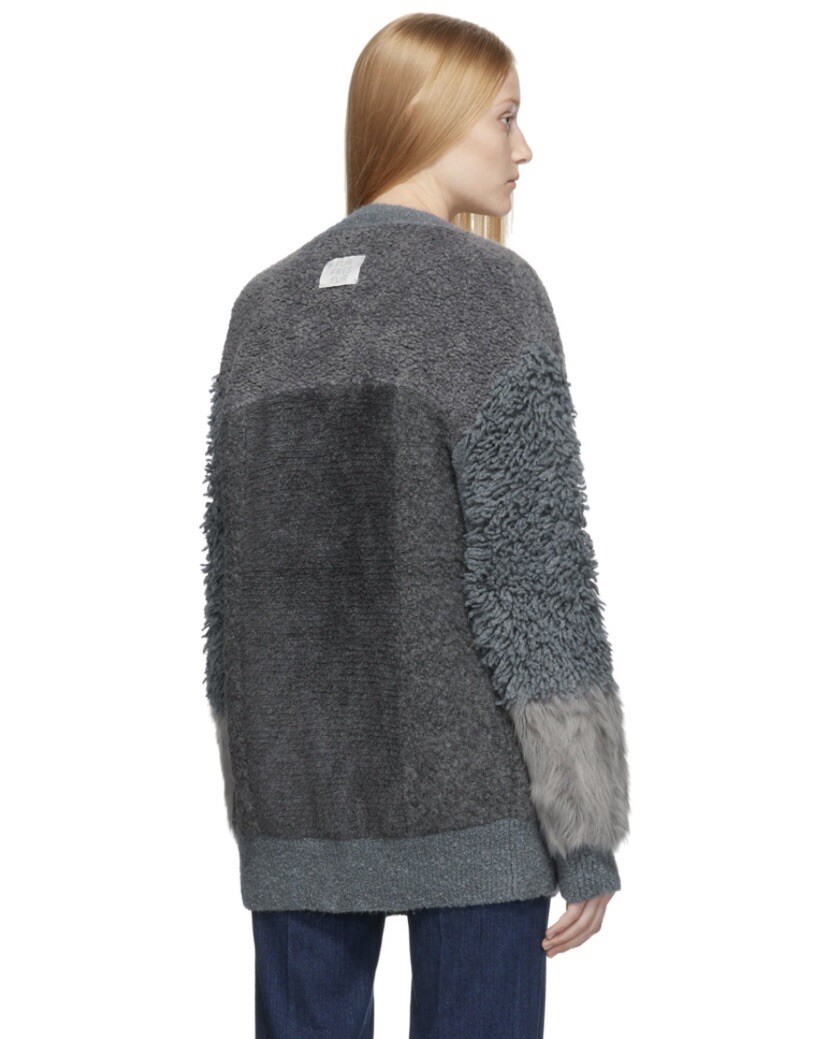 Stella McCartney fur Free Patchwork Cardigan RRP … - image 5