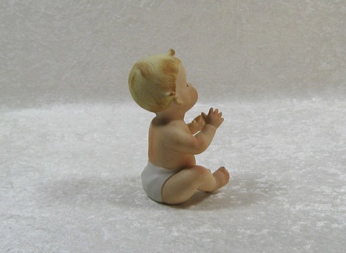 Vintage Biskus Porzellan Klavier Kewpie Baby F-239 Norcrest Japan Figur - Bild 2 von 7