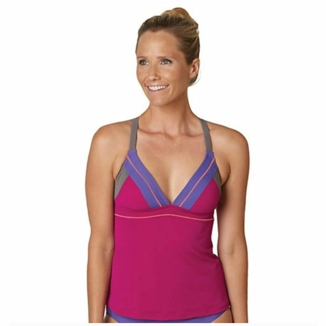 NWT Prana alta tankini rich fuchsia swim top Size S eBay