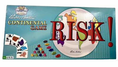 Risk Ebay Risk Continental Game 1959 1st Ed Classic Reproduction Parker Brothers ...