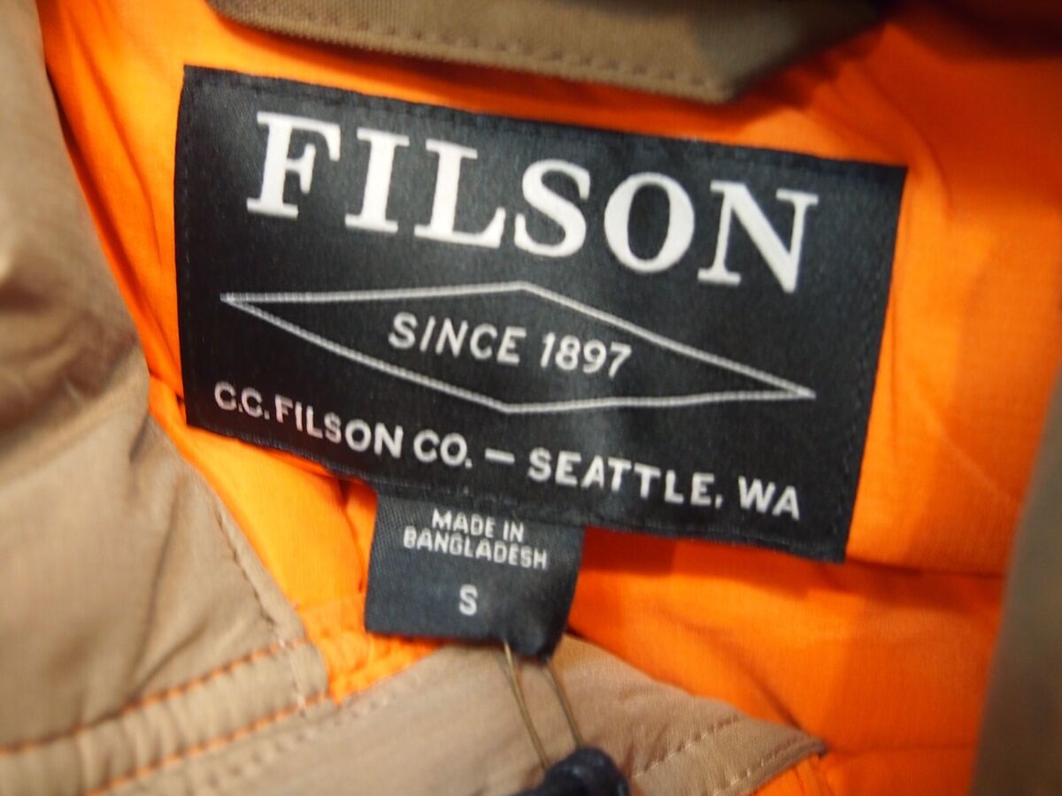 Filson Goose Down Featherweight Puffer Vest NWT Small $250 Filson Goose Down Featherweight Puffer Vest NWT Small $250