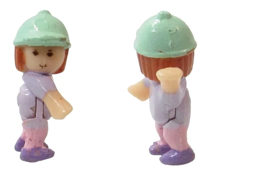 1994 Vintage Polly Pocket Doll Happy Horses - Midge Bluebird Toys