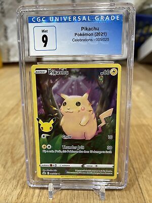 Pokémon Carta Pikachu (291/sm-p) Cgc 9 Psa - Escorrega o Preço