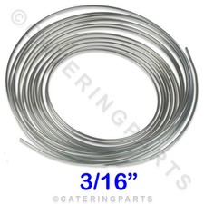 3/16 INCH ALUMINIUM PILOT TUBE / TUBING USED FOR GAS APPLIANCES - CHOOSE LENGTH