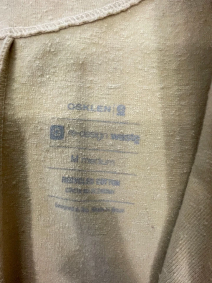 Tuta Osklen beige gamba scollo a V taglia M tuta da donna - Immagine 3 di 4