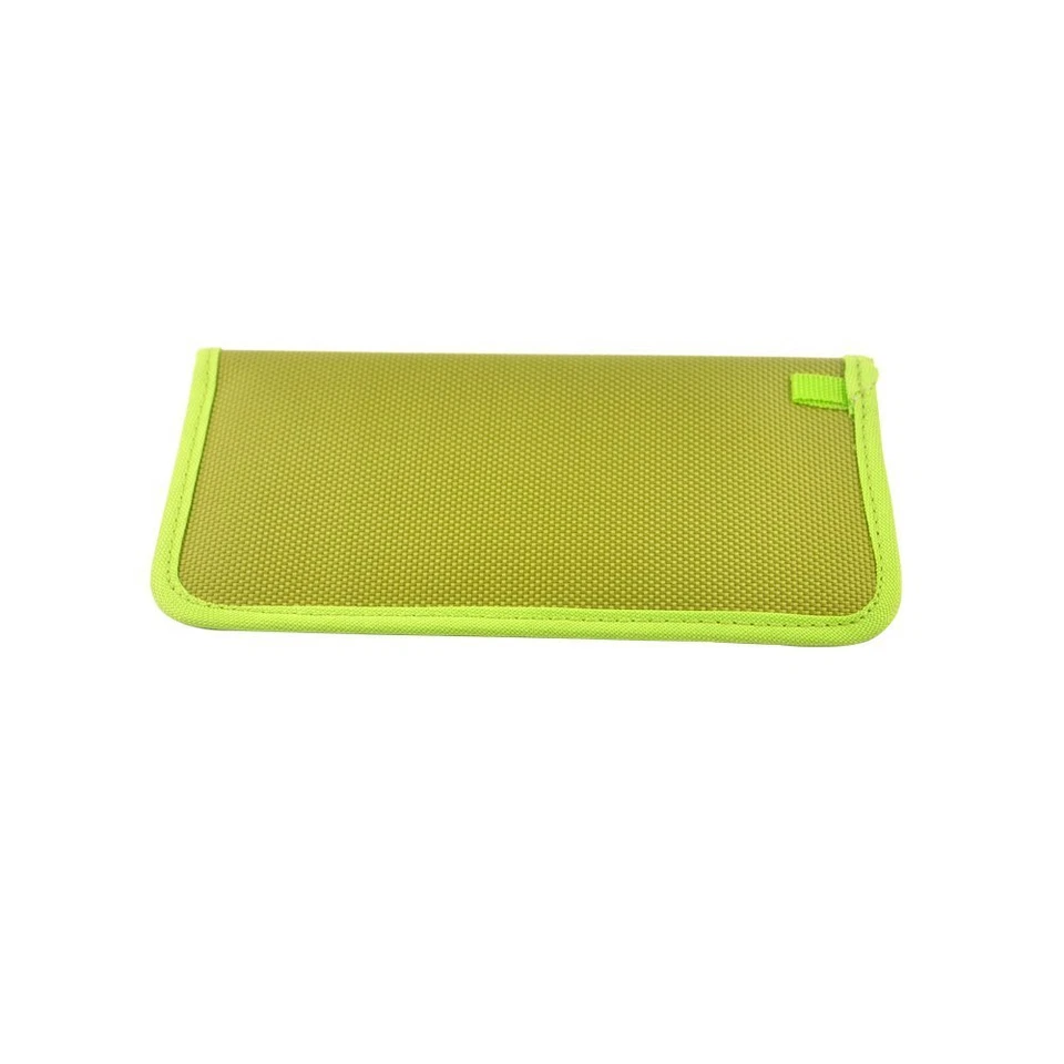 RFID Shielding Cell Phone Case Handset Function Porch Canvas Green 8900209 - Image 3 of 4
