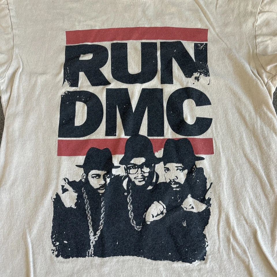 RUN DMC Camiseta Beige Talla S Foto 2 de 4