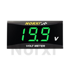 Car Auto Motorcycle 12v Digital Led Display Voltmeter Voltage Gauge Panel Meter